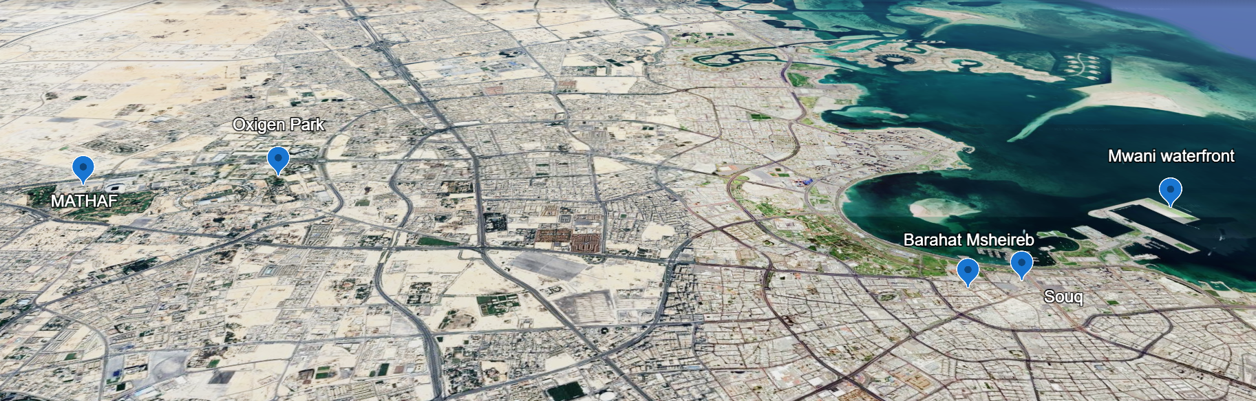Sites across city